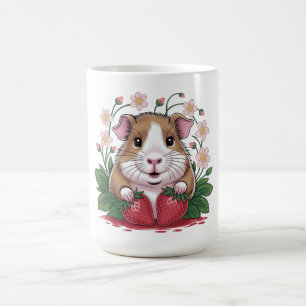 Tasse Cochon d'Inde Espiègle au Jardin de Fraise Coffee Mug