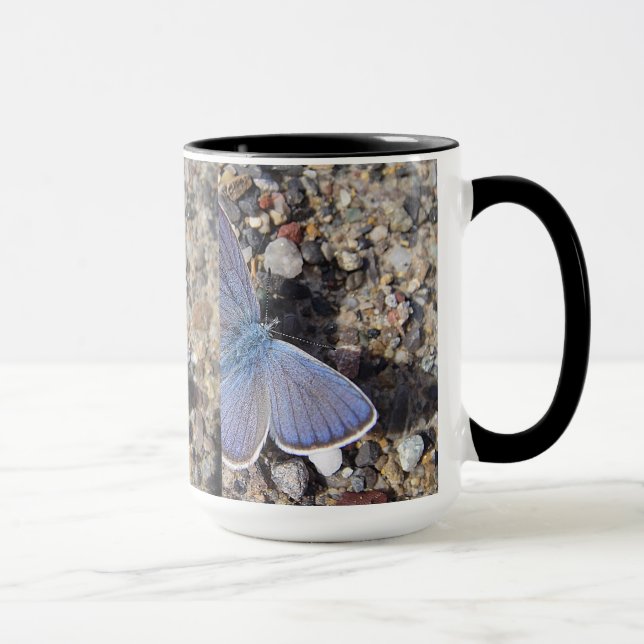 Tasse grosser blauer Schmetterling Mug (Right)