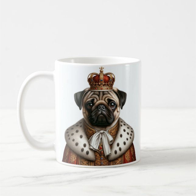 Tasse mit Mops Coffee Mug (Left)