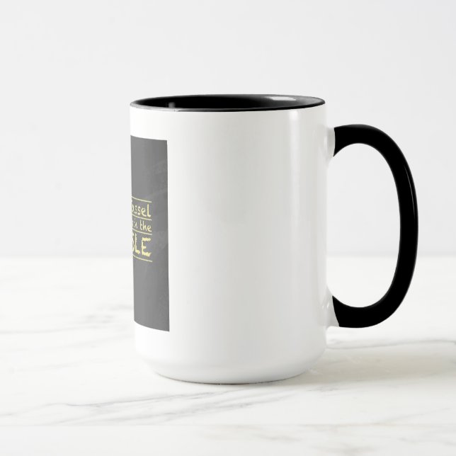 Tassel Hassle Gold Mug (Right)