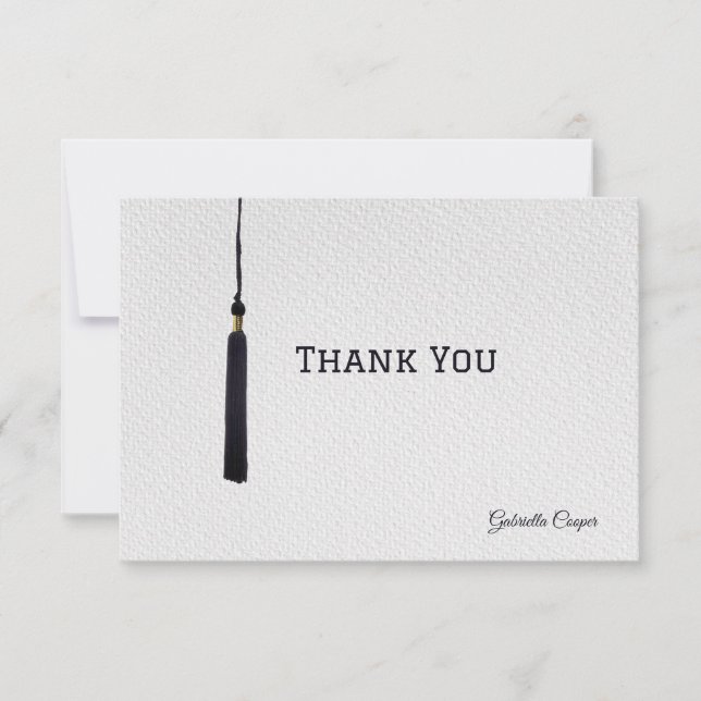 Tassel Thank You Card (Front)