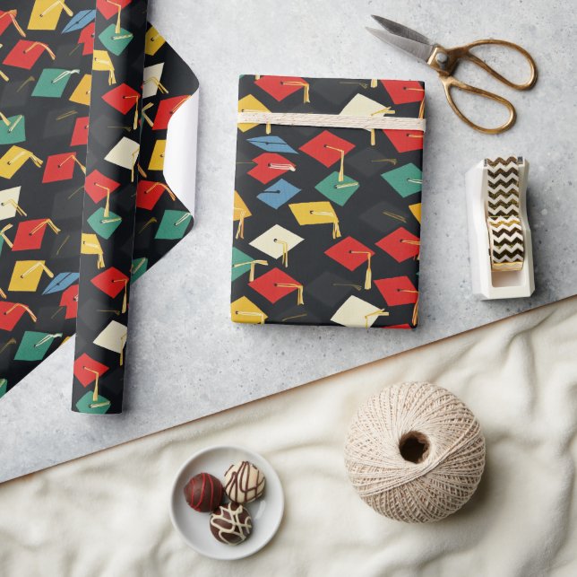 Tassel Topper Colourful Wrapping Paper (Crafts)