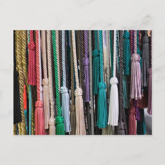Tassels At Market Postcard (Front)