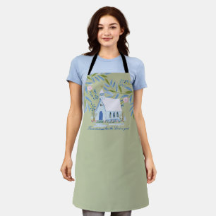 Taste and See Psalm Christian Church Cook Apron