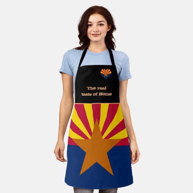 Taste of Home & Arizona Flag, Arizona /USA Cooking Apron (Worn)