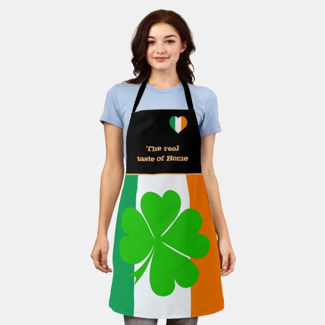Taste of Home & Irish Flag, Ireland /Cooking Apron (Worn)