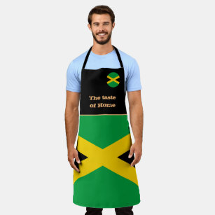 Taste of Home, Jamaican Flag, Jamaica /Cooking Apron
