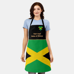 Taste of Home, Jamaican Flag, Jamaica /Cooking Apron