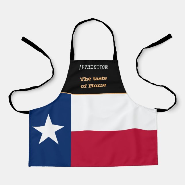 Taste of Home & Texas Flag, Texas /America Cooking Apron (Front)