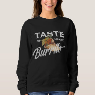 Taste of Mexico Guacamole Avocado Fruit Vintage De Sweatshirt