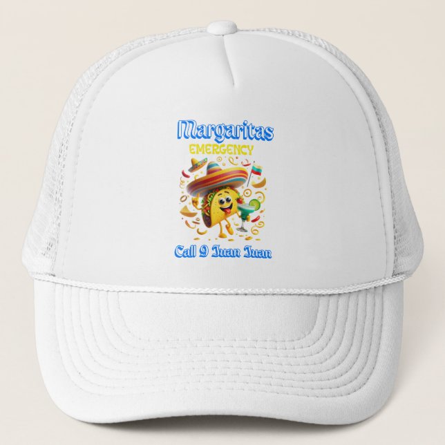 Taste of Mexico Margarita Emergency Trucker Hat (Front)