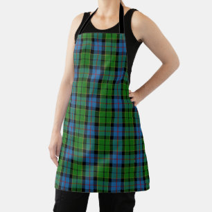 Taste of Scotland Clan Forsyth Tartan Plaid Apron