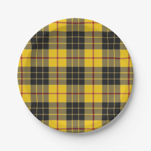 Taste of Scotland Clan MacLeod of Lewis Tartan Paper Plate