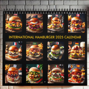Taste of the World: 2025 International Hamburgers Calendar