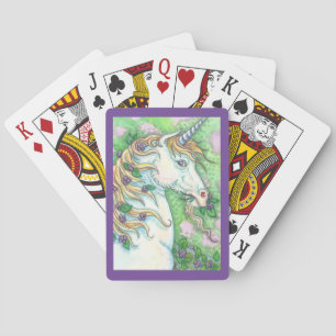 Taste Of Violets FANTASY UNICORN PLAYING CARDS