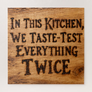 Taste-Test Everything Twice Jigsaw Puzzle