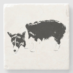 Taste-Test Pause Stone Coaster