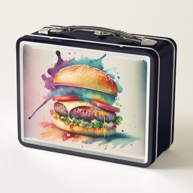 Taste the Rainbow: Bursting Burger Lunch Box (Back)