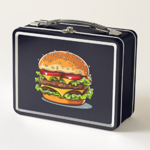Taste the Rainbow: Bursting Burger Lunch Box