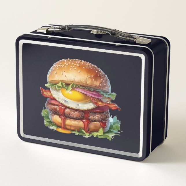 Taste the Rainbow: Bursting Burger Lunch Box (Back)