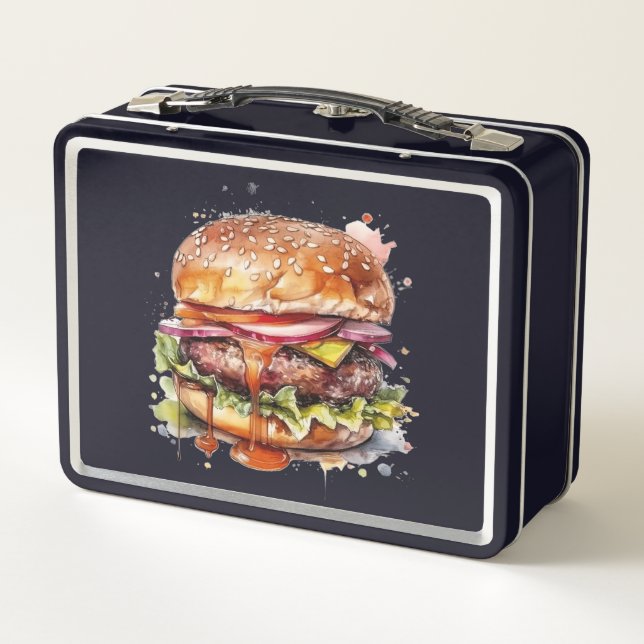 Taste the Rainbow: Bursting Burger Lunch Box (Back)