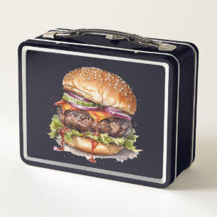 Taste the Rainbow: Bursting Burger Lunch Box