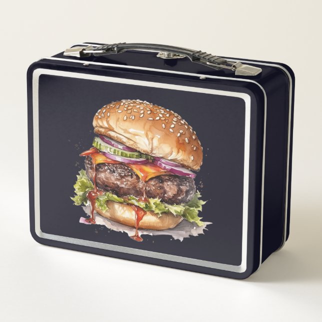 Taste the Rainbow: Bursting Burger Lunch Box (Back)
