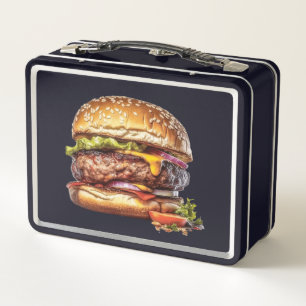 Taste the Rainbow: Bursting Burger Lunch Box