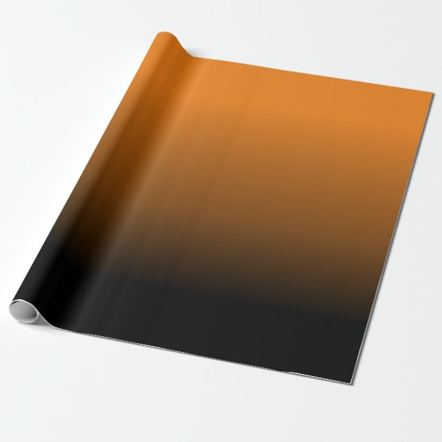 Tasteful Monochrome Flat Shading Wrapping Paper (Unrolled)