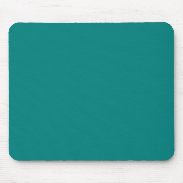 Tastefully Sophisticated Teal Colour Mouse Pad (Front)