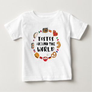 Tastes around the world baby T-Shirt