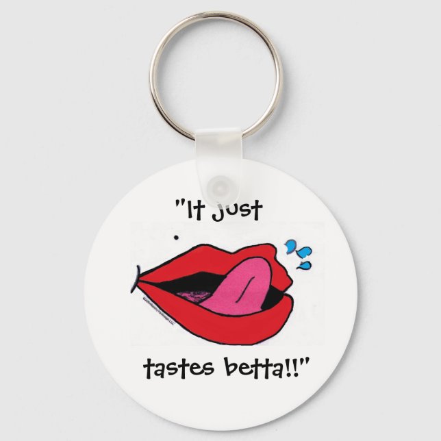 Tastes Betta Key Ring (Front)
