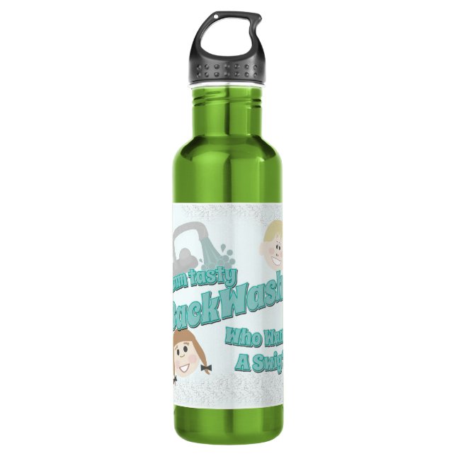 Tasty Backwash Novelty 710 Ml Water Bottle (Front)