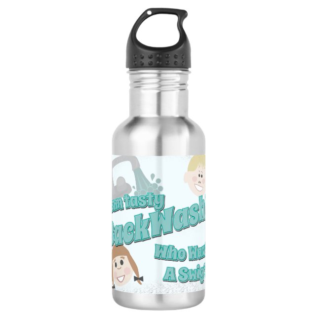 Tasty Backwash Novelty 710 Ml Water Bottle (Front)