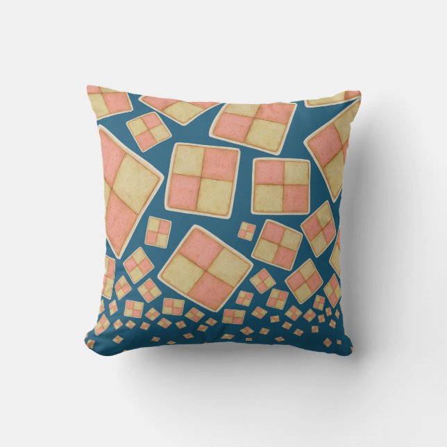 Tasty Battenberg Cake Decorative Cushion (Front)