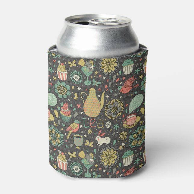 Tasty bright Tea Card Can Cooler (Can Front)