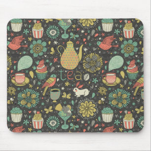 Tasty bright Tea Card Mouse Pad