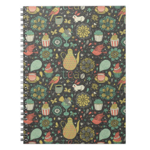 Tasty bright Tea Card Notebook