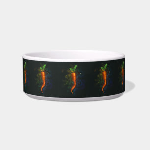 Tasty Carrot Ceramic Guinea Pigs Bowl 