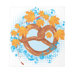 Tasty Cartoon Pretzel Notepad