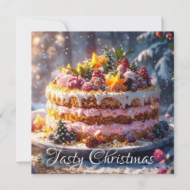 TASTY CHRISTMAS HOLIDAY CARD (Front)