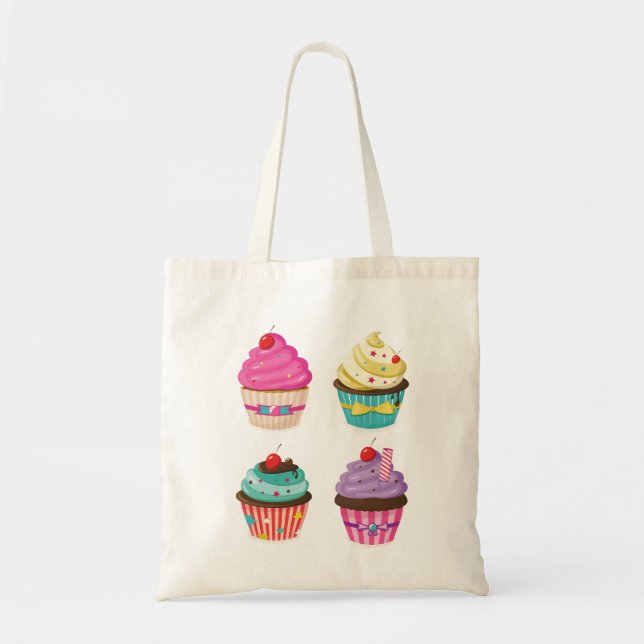 Tasty Cupcakes Tote Bag (Front)