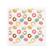 Tasty Doughnuts Seamless Pattern