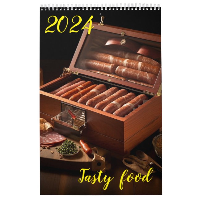 Tasty food. 2024  calendar (Cover)