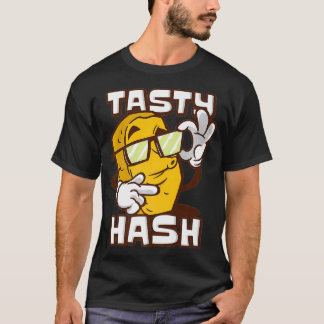 Tasty Hash Browns Breakfast Food Hash Brown grill  T-Shirt