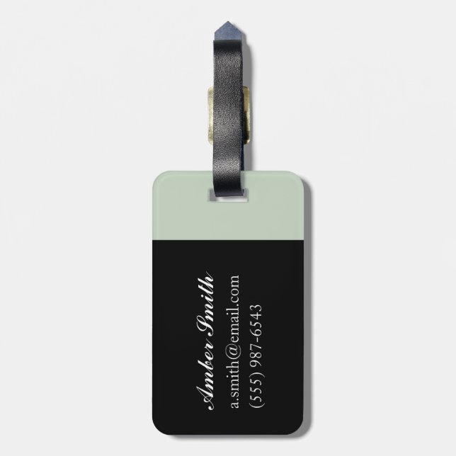 Tasty Morsel Luggage Tag (Back Vertical)