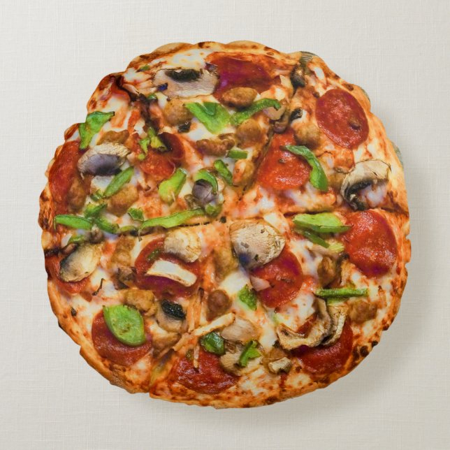 Tasty Pizza Pillow (Front)