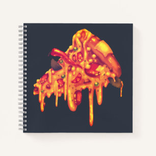 Tasty Pizza Spiral Notebook 