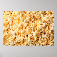 Tasty popcorn on whole background. Food