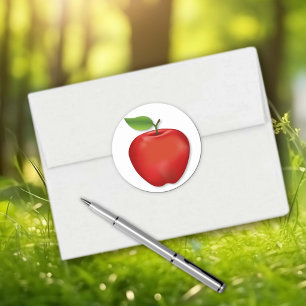 Tasty Red  Delicious Apple Stickers